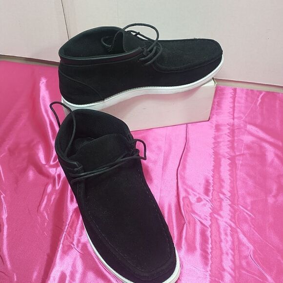 Tim Evans England Men's SZ 13 BlackSoft Suede Lace Up Chukka Boots . - Picture 1 of 8